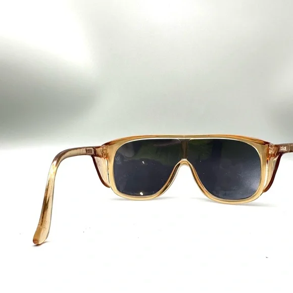 Vintage Bouton Panaspec Plus Sunglasses W/ Side Protect Translucent Brown - Picture 4 of 5